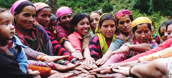 Vertreterinnen von Jagriti – Kullu